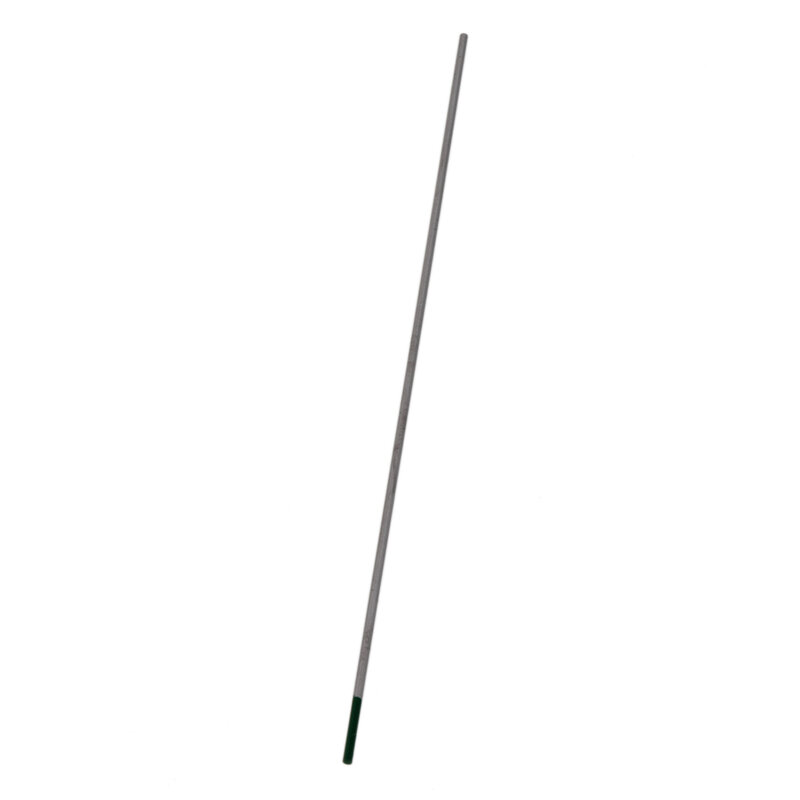 Electrodo de tungsteno puro, soldadura TIG con funda, color verde, 3,2mm x 175mm, 10 unidades