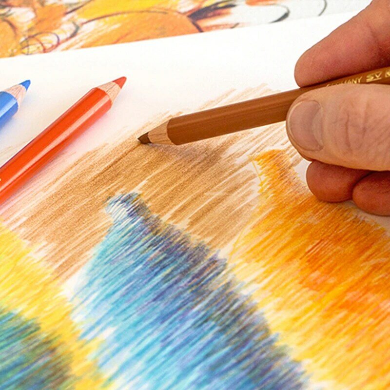 Faber Castell-Crayons de couleur huileux Polychromos professionnels, crayon Lapis De Cor gras, qualité artiste, 12 couleurs, 24 couleurs, 36 couleurs, 60 couleurs, 1100 couleurs, 72/120 couleurs