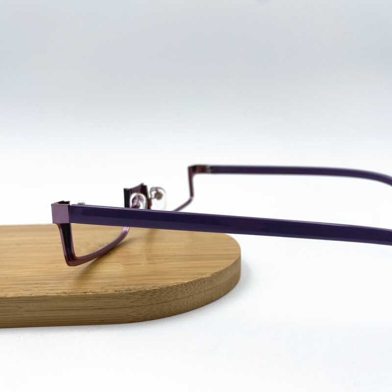 Jujutsu Kaisen Anime Cosplay Kostuum Maki Zenin Eyewear Paars Half Frame Bril Brillen Unisex Accessoires Prop