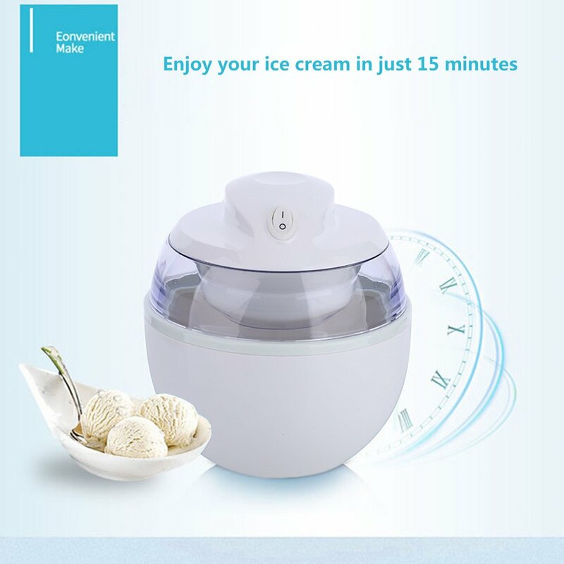 220V Household Ice Cream Maker Ice Cream Machine Portable Ice Maker Available Easy Operation High Quality 0.6L
