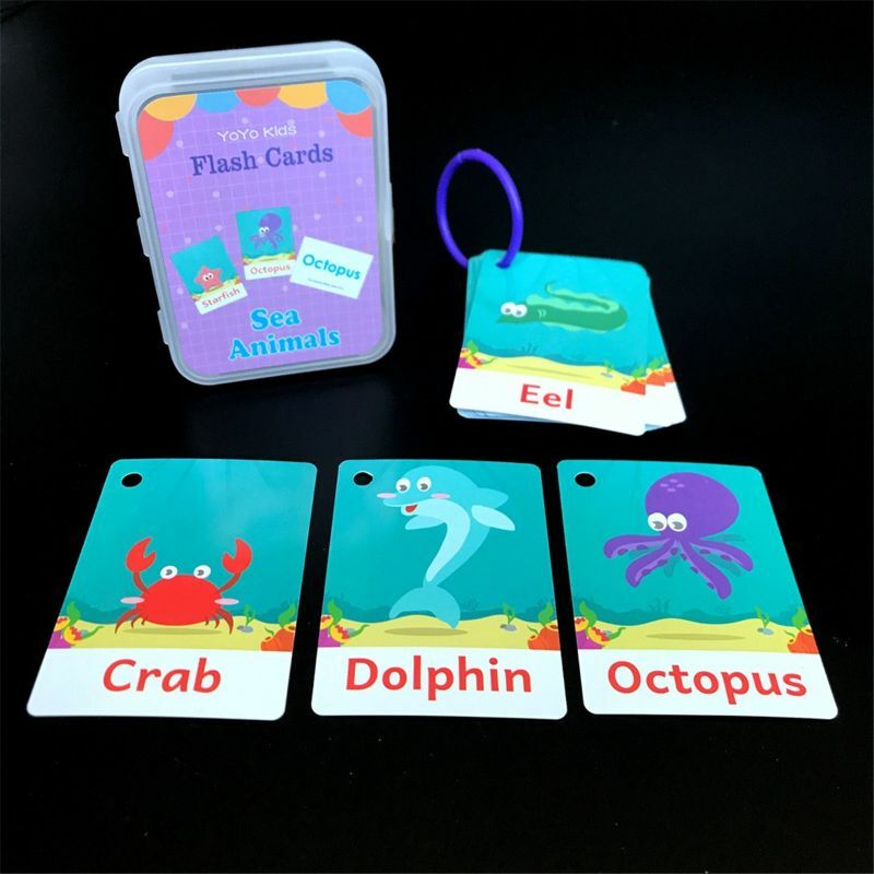 赤ちゃんの学習用のポケットカード,モンテッソーリ教育玩具