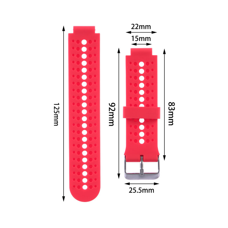 Watch Band Solid Color Bracelet Strap 2022 Summer Hipster Replacement Wristbands For Garmin Forerunner 220/230/235/620/630/735