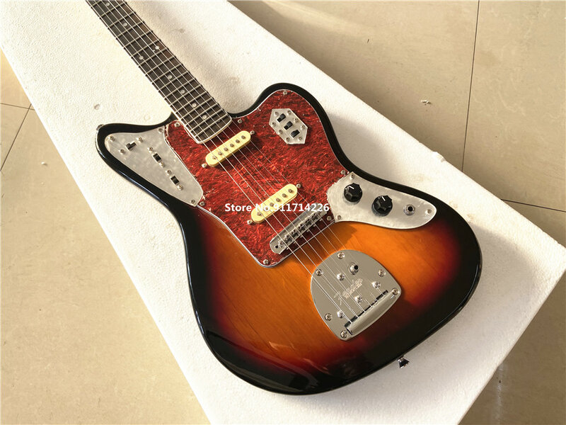 Inheriting classic sunset jazz electric guitar can be customized free shipping
