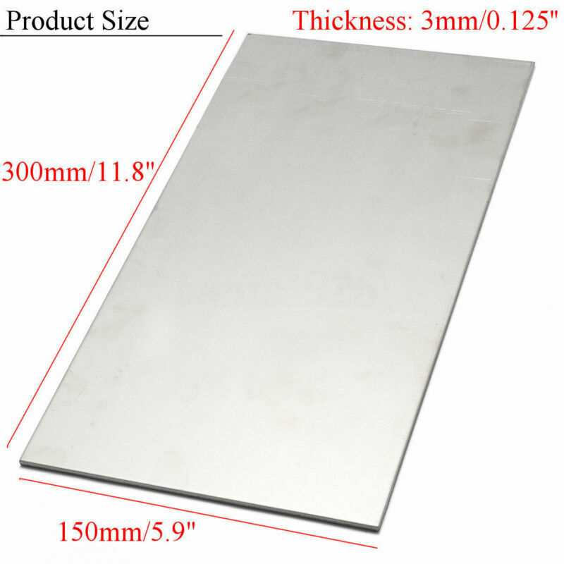 TA2 티타늄 티타늄 플레이트 시트, 0.3mm-7mm 두께, 100X100, 100X150, 150X150, 200X200, 고경도 티타늄 플레이트, 1 개