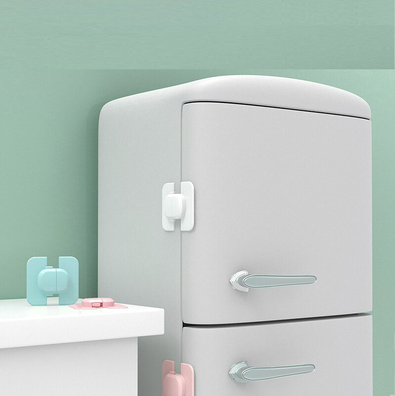 1Pcs Home Refrigerator Fridge Freezer Door Lock Latch Catch Toddler Kids Child Cabinet Locks Baby Safety Child Lock
