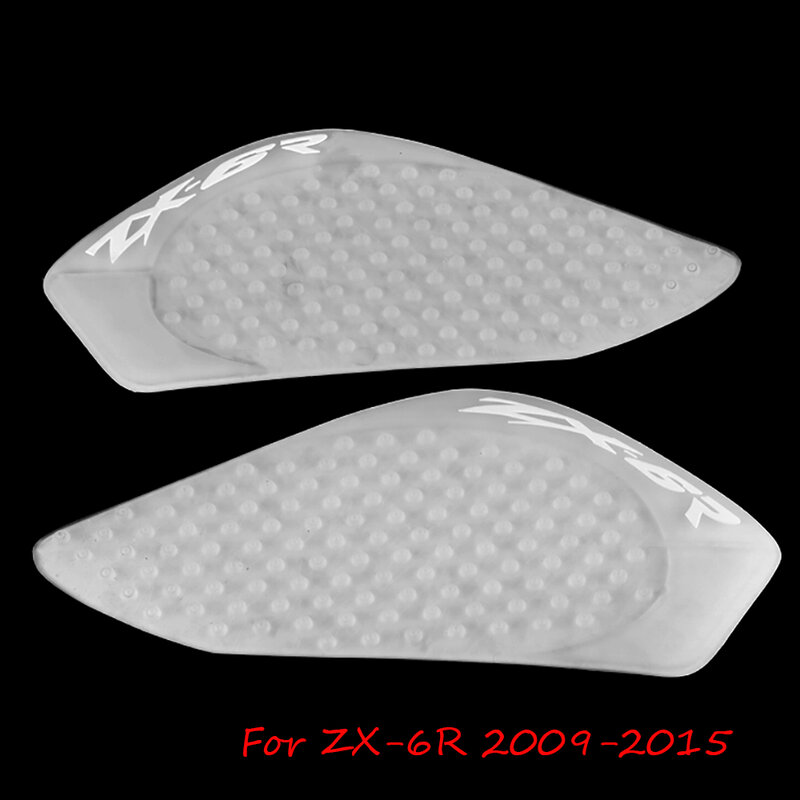 Motorcycle Clear Gas Tank Side Tractie Knie Protector Anti Slip Pad Voor Kawasaki ZX6R ZX-6R Zx 6R 2009-2015
