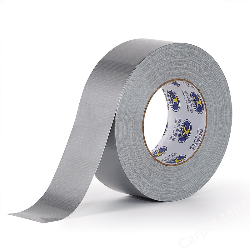 Super Sticky Cloth Duct Tape Carpet Floor Waterproof Tapes High Viscosity Silvery Grey Adhesive Tape DIY Home Decoration 10meter