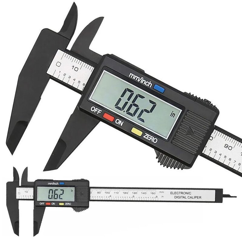 Calibro a corsoio elettronico digitale 150mm tatuaggio sopracciglio righello strumento di misura 6 pollici LCD Microblading strumento di misurazione micrometro
