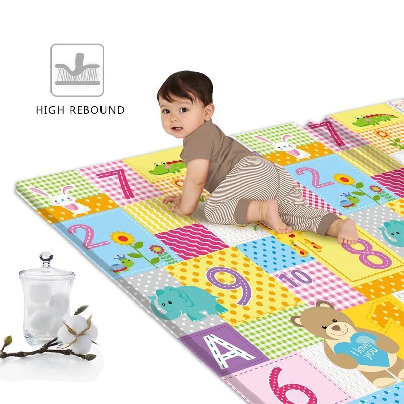 Nieuwe Veiligheid Opvouwbare Baby Speelkleed Puzzel Educatief Kinderen Tapijt In De Kwekerij Klimmen Pad Kids Rug Activitys Games speelgoed