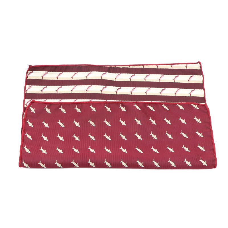 Pañuelo cuadrado de bolsillo para hombre y mujer, pañuelo de poliéster con estampado de Bule rojo, regalo de fiesta informal, accesorios de pajarita