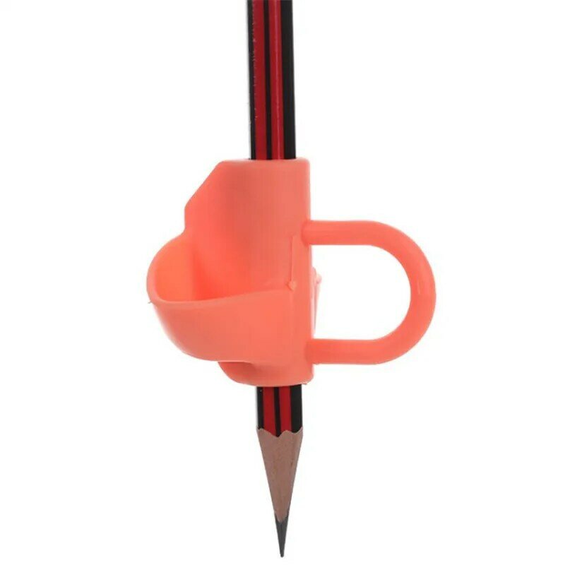 Suporte de caneta para escrita de silicone 3 pçs, dispositivo de correção de postura para crianças e iniciantes, ferramenta de educação estudante