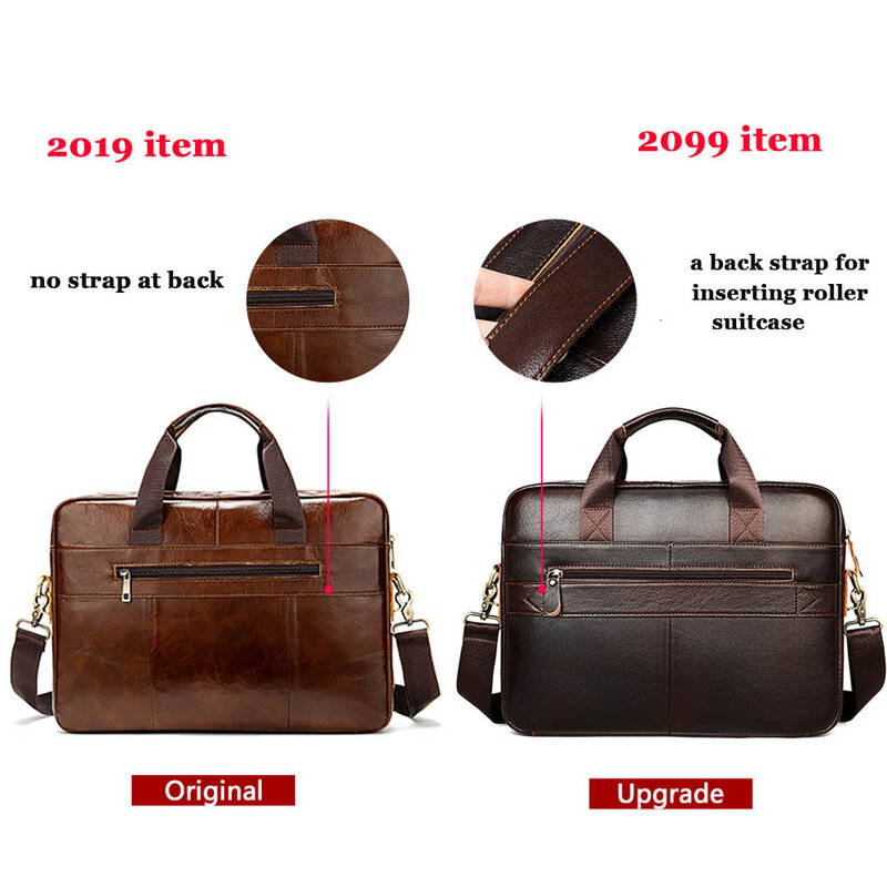 Weststal-本革のメンズブリーフケース,オフィスやノートブック用の本革バッグ
