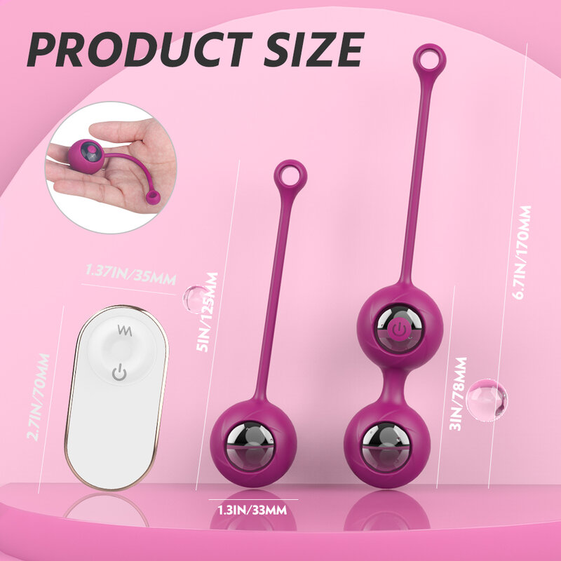 Bolas vaginales de silicona para mujeres, juguete sexual seguro, Ben Wa, ejercicio de tensado Vaginal, Geisha, Control remoto, huevo vibrador