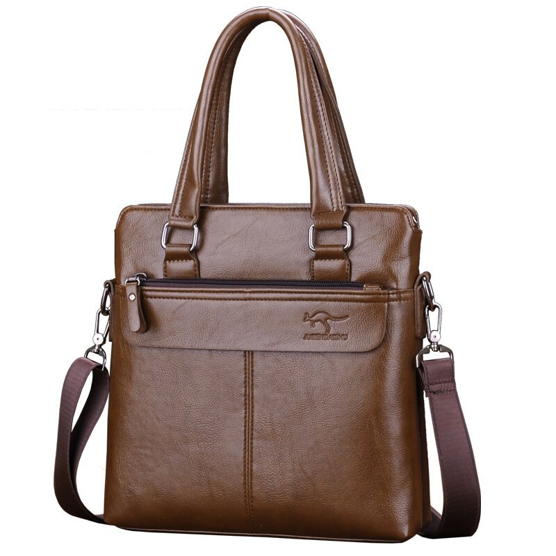 Мужской кожаный портфель Weysfor из искусственной кожи для ноутбука, мужские деловые дорожные сумки-мессенджеры, мужская сумка через плечо