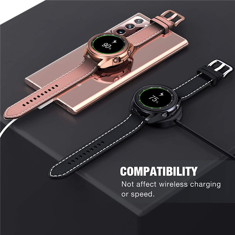 Funda protectora para Samsung Galaxy Watch 3, 45mm, 41mm, Watch3, Fundas protectoras chapadas en TPU suave, accesorios para Galaxy Watch 3