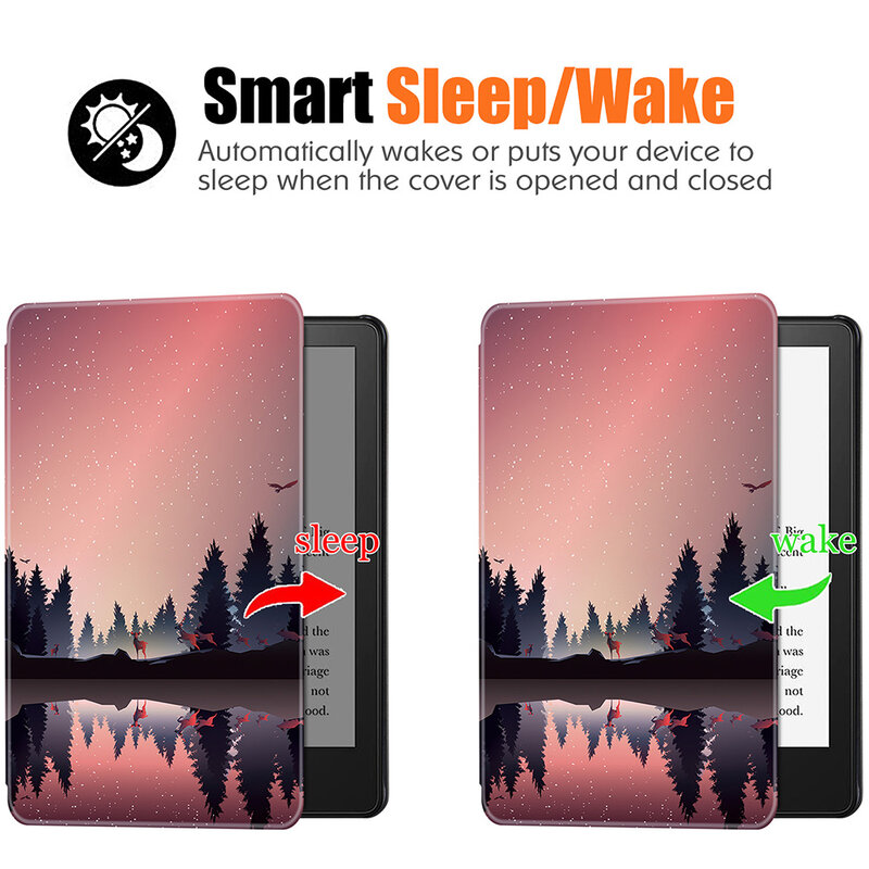 Slim Case สำหรับ Kindle Paperwhite 11th Generation/Kindle Paperwhite Signature Edition (6.8" - 2021 Release) - ฝาครอบน้ำหนักเบาพร้อม Auto Sleep/Wake
