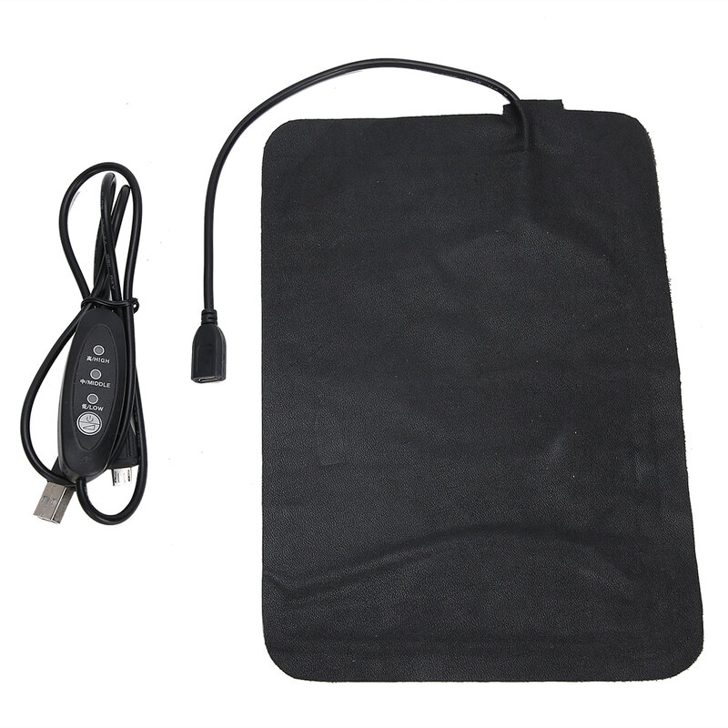 Coussin chauffant électrique Portable, lavable, USB, 3 vitesses, réglage de la température, coussin chauffant pour chaise, soins de santé