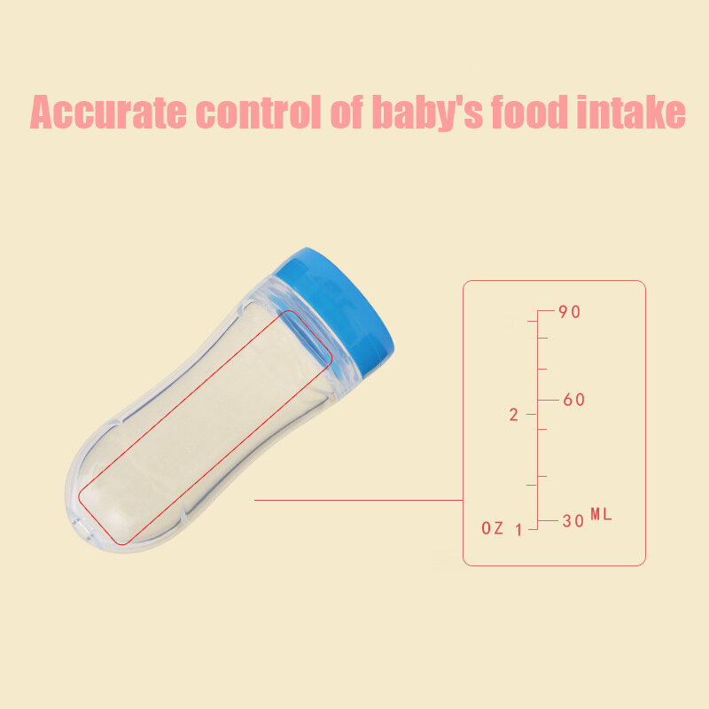 Cucchiaio di bambino Alimentatore Bottiglia Contagocce Silicone Cucchiai per L'alimentazione Medicina Scherza il Bambino Posate Utensili Accessori Per Bambini Neonato