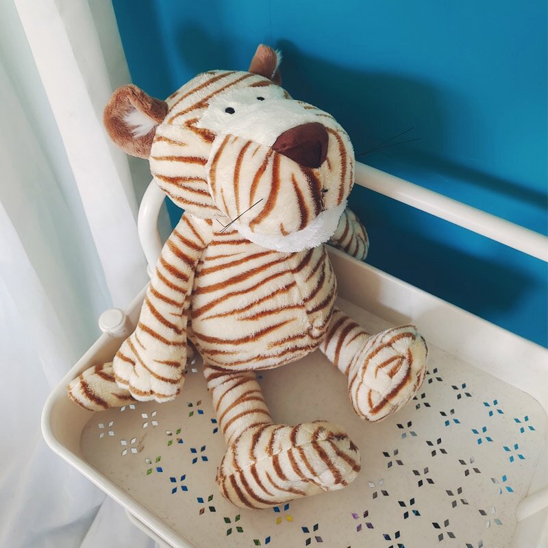 25/35/45cm bonito do tigre de pelúcia brinquedos kawaii coisas floresta animal do bebê bonecas decoração para casa aniversário christams brinquedos para crianças amigos
