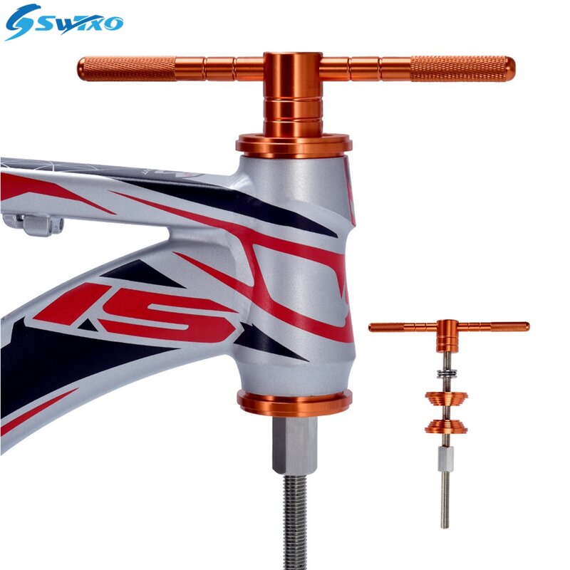 SWTXO-herramienta de soporte inferior para auriculares de bicicleta, herramienta de instalación a presión BB, aleación de aluminio, profesional