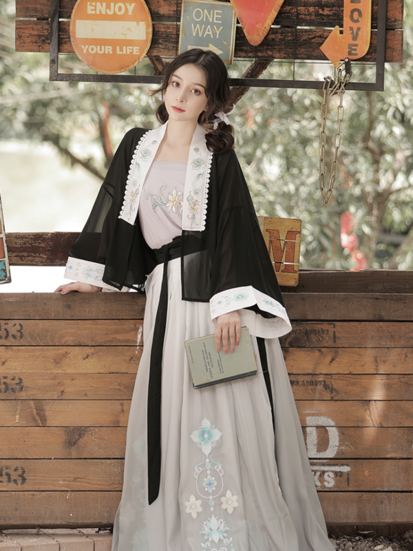 زي Hanfu القديم التقليدي للنساء ، فستان خرافية ، بدلة تانج ريترو ، ملابس رقص من سلالة تانغ ، زي الأميرة التنكرية ، ملابس المسرح
