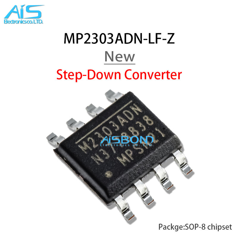 5 pçs/lote novo MP2303ADN-LF-Z MP2303ADN-LF mp2303adn m2303adn sop-8 síncrono retificado conversor step-down