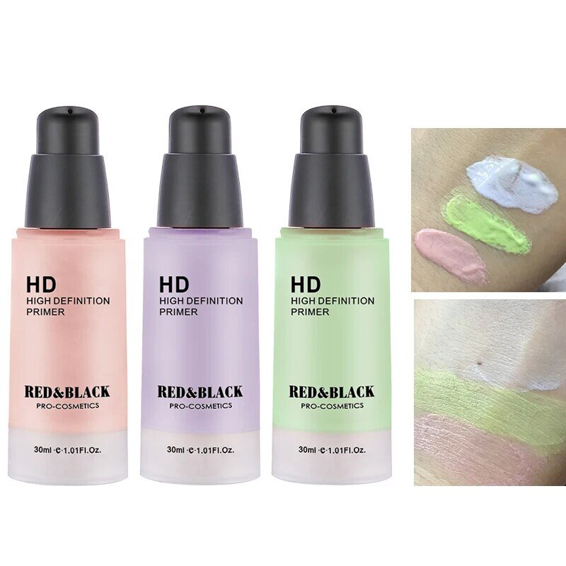 R&B Face Corrector Primer Makeup Base 30ml Facial Color Correcting Cream Natural Concealer Make Up Moisturizer Cosmetic