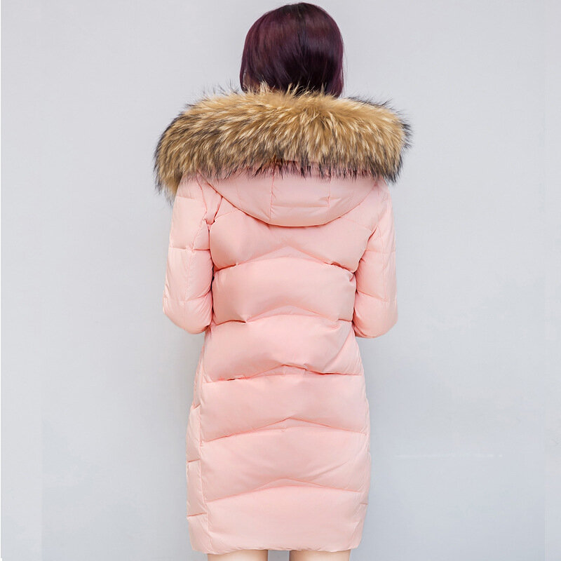 2020 Mulheres de inverno Longo Casaco Feminino Casaco Grosso Sólidos Casual Parka Com Capuz Nova Moda Mulher Coats