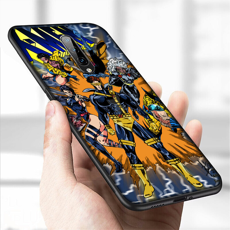 X-men marvel macio silicone caso de telefone para oneplus 7 t 7 pro 6 6 t 5 t um mais 7 pro preto tpu capa