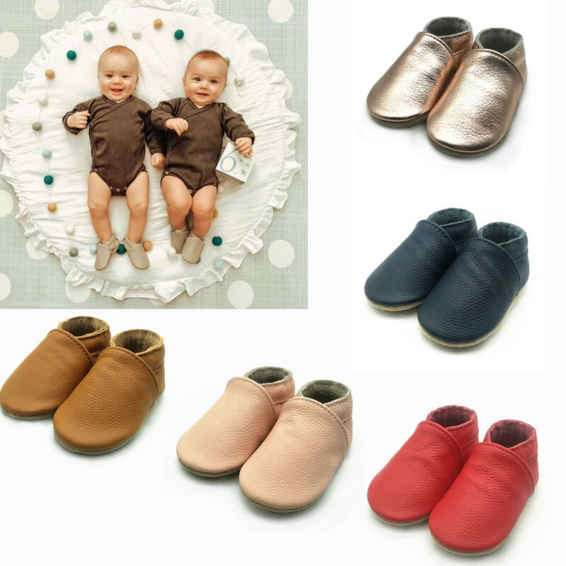男の子と女の子のための柔らかい革のベビーモカシン,最初のステップのための靴,幼児のためのスリッパ,這うスニーカー