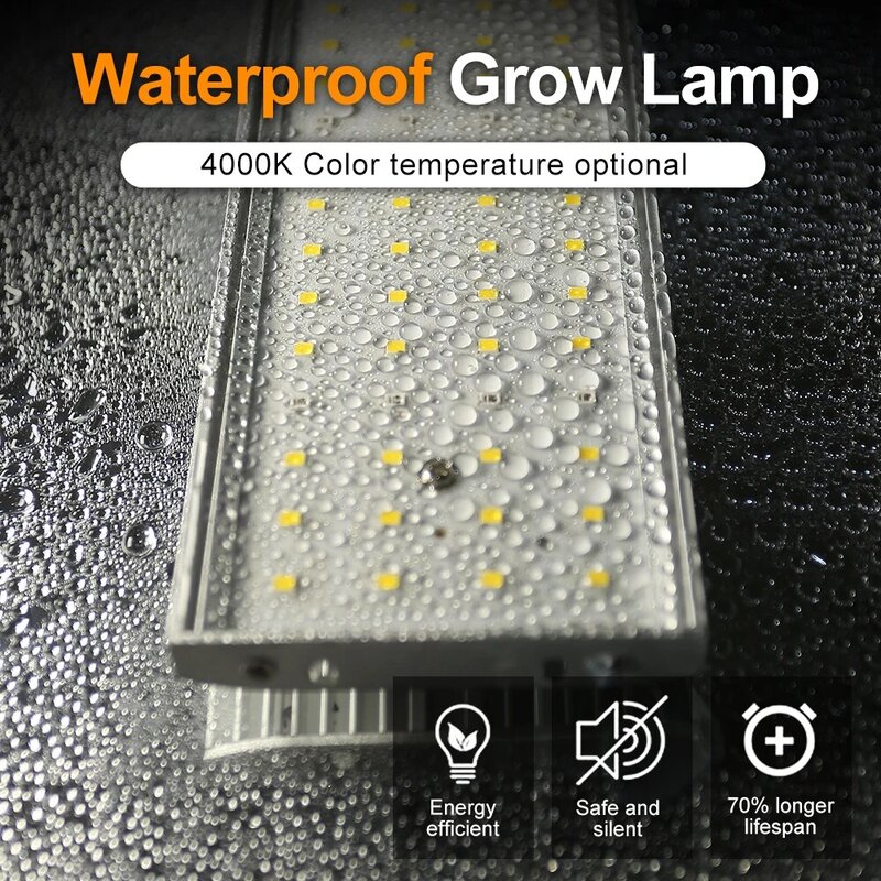 Luces LED de cultivo para plantas de interior, fitoamplificador de espectro completo de 5x5 pies, sistema de cultivo hidropónico para invernadero, 3,0 µ