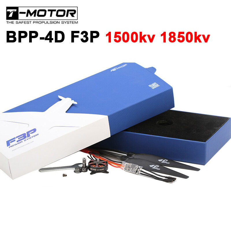 T-Motor BPP-4D F3P Combo Set Include（AM40 4D Brushless DC Motor + F3P 16A ESC + T8542 4D Propeller）for Fixed Wing Drones Parts