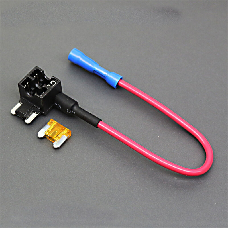 12V Fuse Holder Add-a-circuit Adaptor Keran Micro2 Mini Kecil Standar ATM APM Blade Auto Fuse dengan Pemegang dengan 10A Blade Mobil Fuse