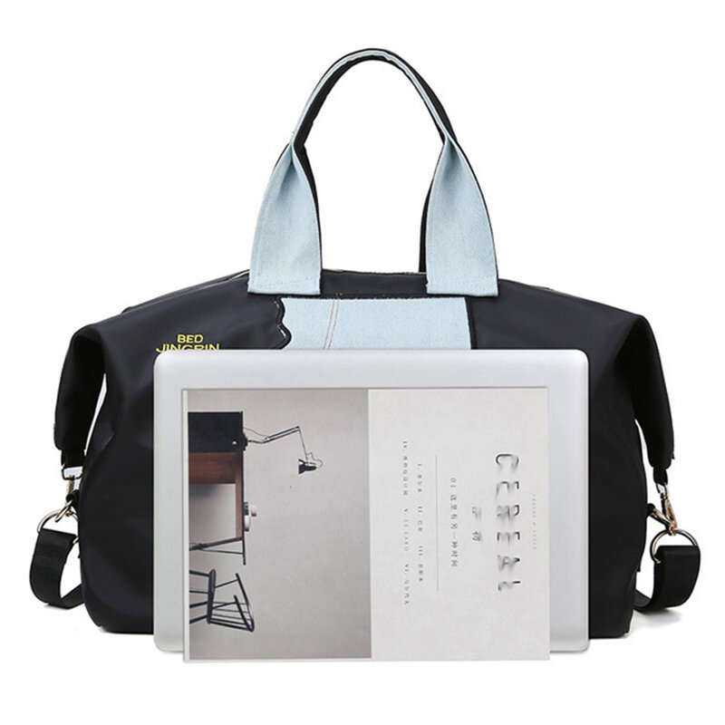New Travel Bag Women's Duffle Bags Large Capacity Handbag Multifunction Sports Bag Oxford Cloth Weekend Package Travel Duffle