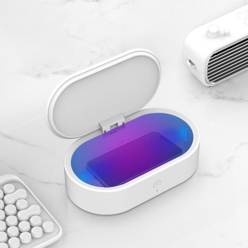 무선 충전 기능 2 In 1 10W 무선 충전 충전기 UV-Box Sanitizing Box For Phone