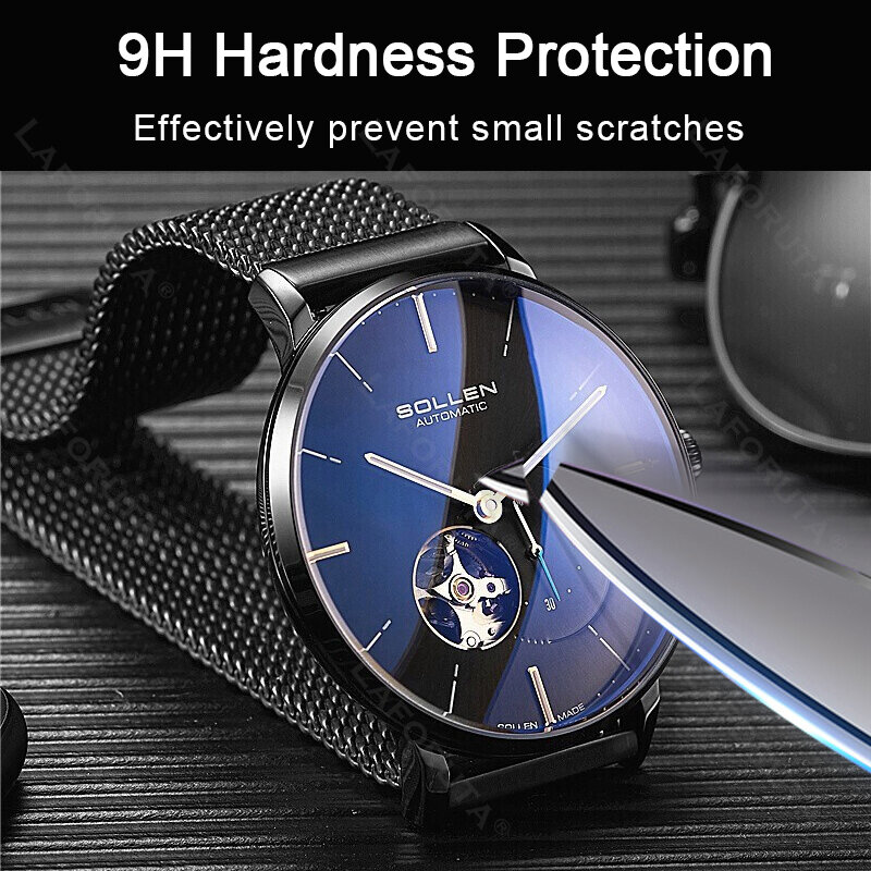 Alle Size Ronde Horloges Gehard Glas Screen Protector Diameter 32 34 35 36 38 39 40 42 41 Mm Beschermende film Voor Slimme Horloge