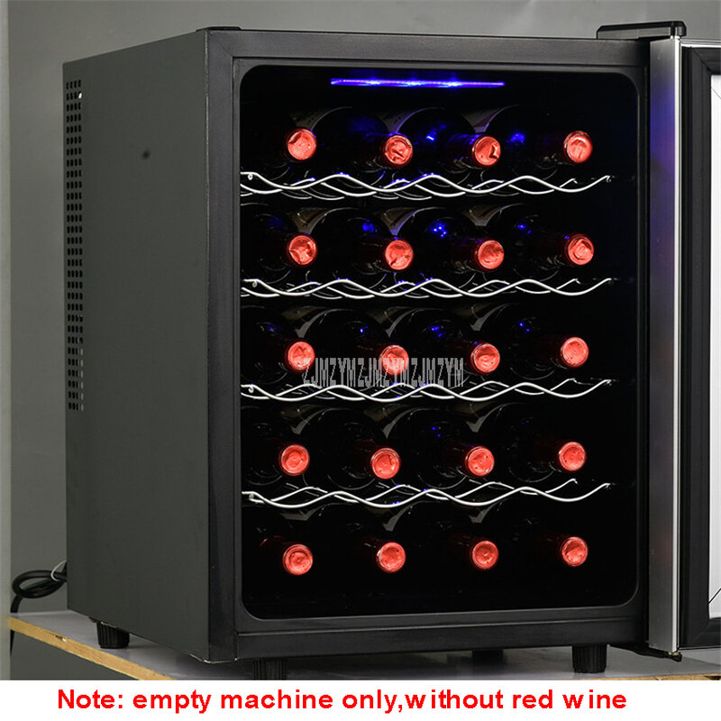 5 camadas 49l armário de vinho elétrico, temperatura constante de aço inoxidável comercial gelo bar mini refrigerador de vinho embutido