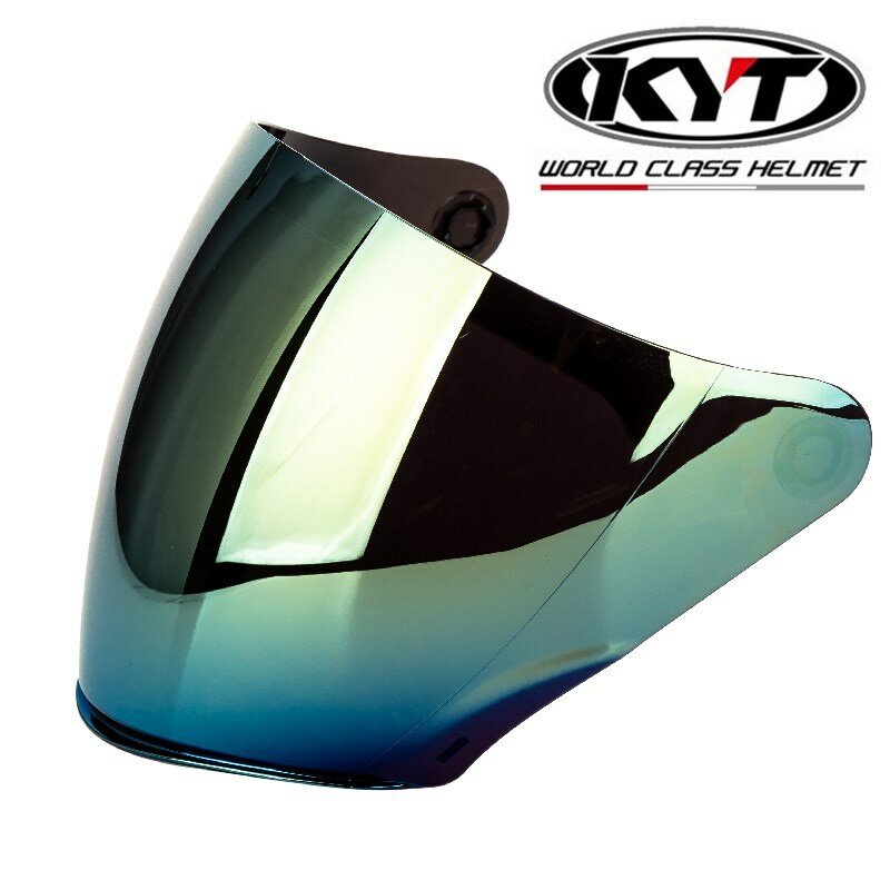Abra o protetor do capacete da cara, vidro universal para KYT NFJ, 3 cores disponíveis