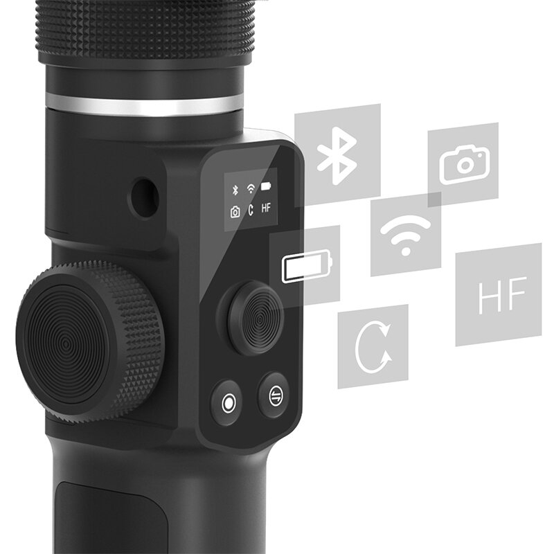 FeiyuTech อย่างเป็นทางการ G6 Max 3-Axis Handheld Gimbal Stabilizer สำหรับ Mirrorless กระเป๋ากล้อง Sony ZV1 Canon GoPro 8