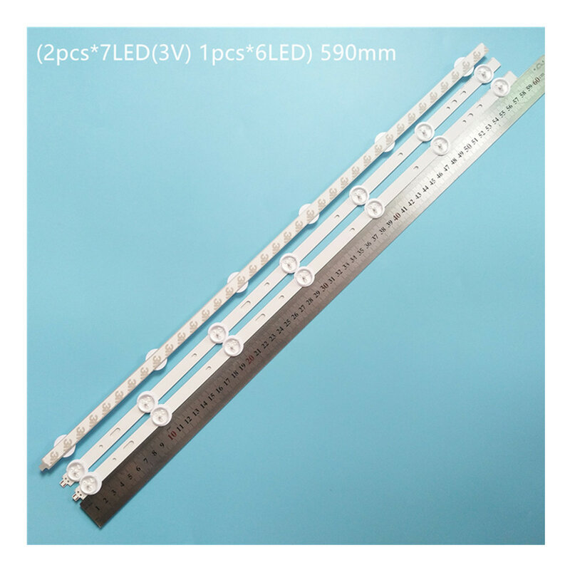 LED Array Bars For JVC LT-32HA46U 32" inch LED Backlight Strips Matrix Kit SVS320AA6_6LED SVS320AD7_7LED REV.1 Lamps Lens Bands