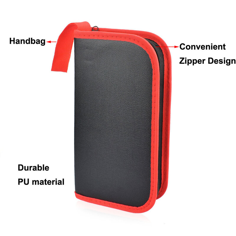 NEWACALOX borsa per attrezzi aggiornata borsa per saldatore borsa per attrezzi per riparazione Hardware borsa per attrezzi portatile in pelle PU per elettricista