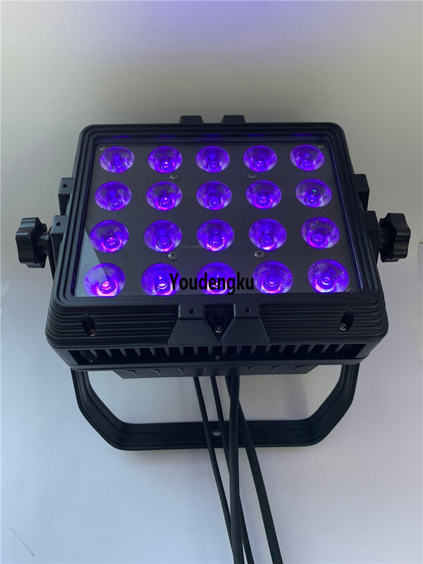 4 pieces Building led wash 36x18w rgbwauv 6in1 led citycolor wateprorof rgbwa+ uv led wall washer light