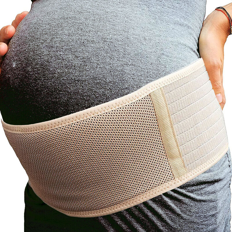 Поддерживающий Пояс для беременных женщин, поддерживающий живот, пояс для спины, регулируемый бандаж для талии, для беременных