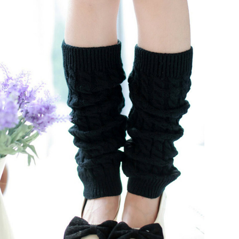 Ladies Winter Knitted Leg Warmers Boot Cuffs Trim Toppers Leg Warmers ST005