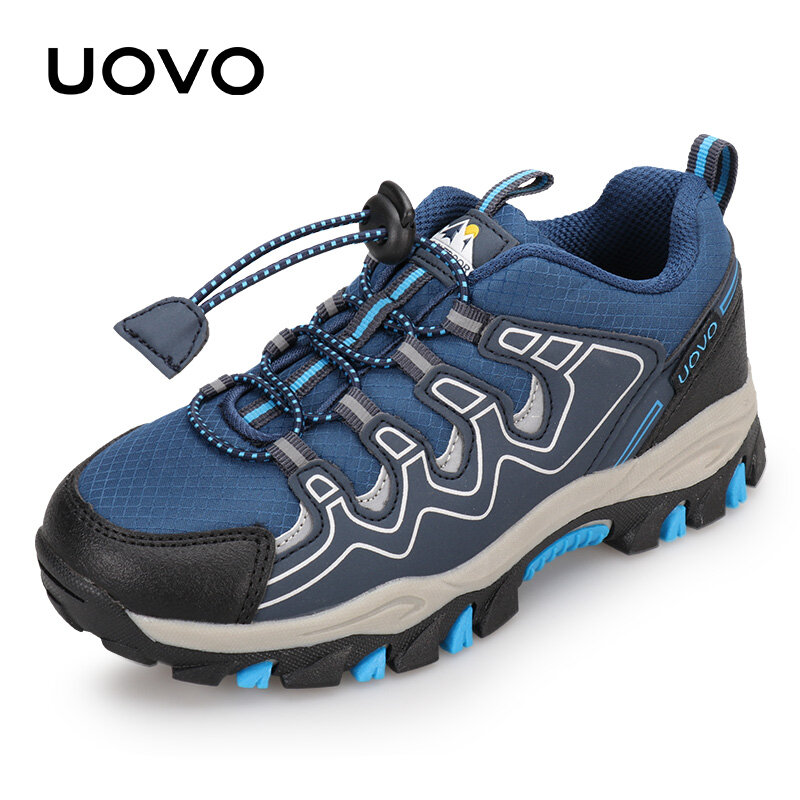 UOVO-calzado deportivo para niños y niñas, zapatillas de senderismo transpirables para exteriores, primavera y otoño, Eur #27-39, novedad de 2024