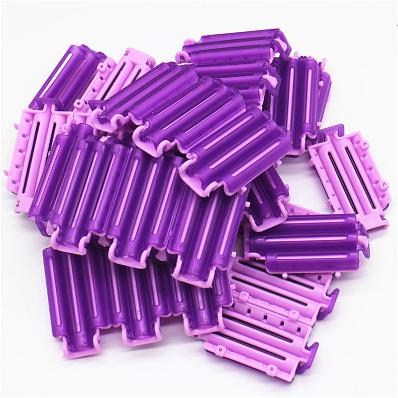45pcs/bag Hair Curler No Heat Hair Roller Corn Curler Fluffy Clamps Rollers Hair Roots Perm Hair Styling Tool 30#