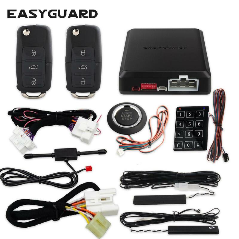 Kit EASYGUARD Plug And Play para Jeep Wrangler Compass Patriot CANBUS, Compatible con arranque remoto, PKE, entrada pasiva sin llave