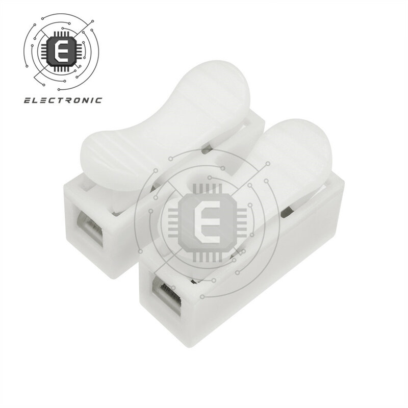 CH-2 Self-Locking Crimp Flame Retardant Terminal Fast Terminal 2 Pin Electrical Cable Connector Special For LED Ceiling Lamp