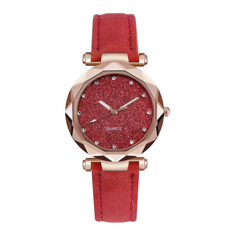 Genewa kobiety romantyczny gwiaździste niebo zegarek na rękę kobiet Rhinestone panie zegar kwarcowy zegarki damskie bransoletka Gfit Relogio Feminino