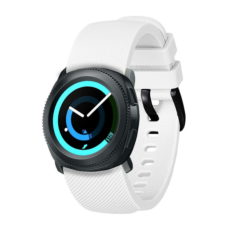 Behua 20Mm Silicone Horlogeband Voor Samsung Gear Sport Strap Vervangen Armband Voor Amazfit Bip Jeugd/Gts/Gtr 42Mm Wriststrap